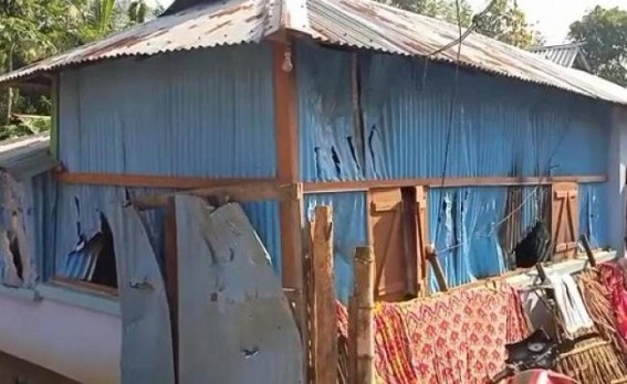 CPI-M activist’s house was vandalized in North Shingi Chara under Khowai PS but after locals' ‘Palta’ medicine forced the miscreants to escape the spot CPI-M activist’s house was vandalized in North Shingi Chara under Khowai PS but after locals' ‘Palta’ medicine forced the miscreants to escape the spot